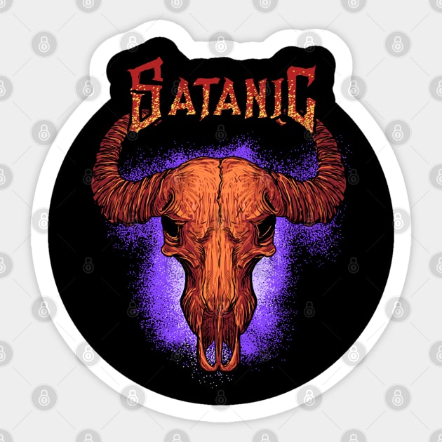 Satanic Goat Sticker by DeathAnarchy